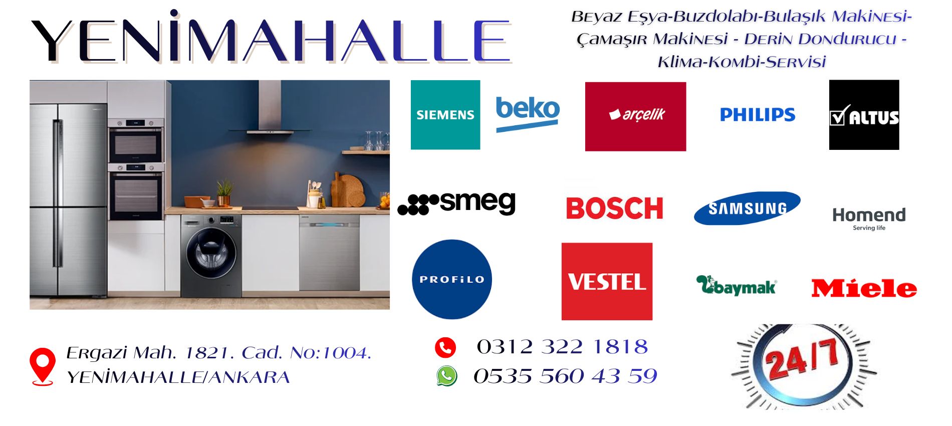 Yenimahalle Beyaz Eşya
